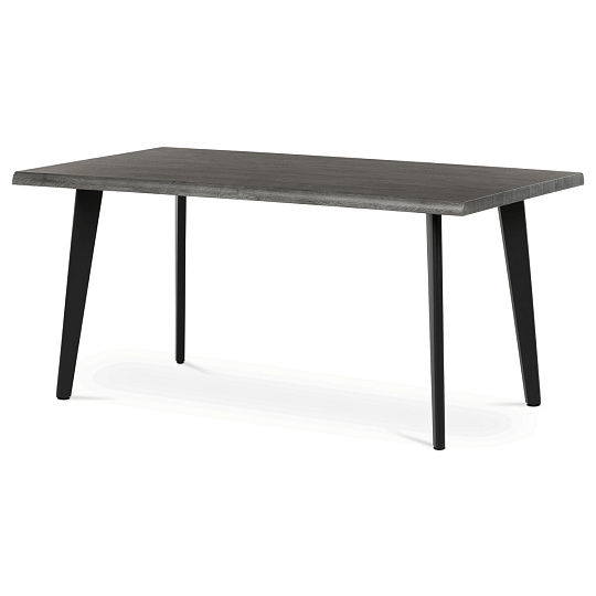 Jídelní stůl 160x90cm, mdf, šedý dub, HT-F4416 GREY