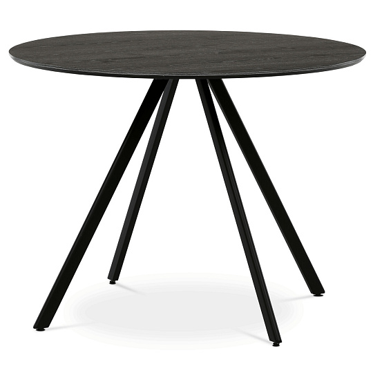 Kulatý jídelní stůl 100x100cm, lamino, šedý dub, HT-R5010 GREY Kulatý jídelní stůl 100x100cm, lamino, šedý dub, HT-R5010 GREY