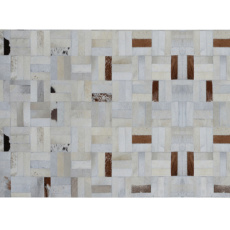 Luxusní koberec, pravá kůže, 170x240, KOŽA TYP 1