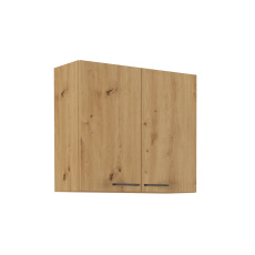 Horní skříňka, černý mat / dub artisan, Monro 80 G-72 2F Horní skříňka, černý mat / dub artisan, Monro 80 G-72 2F