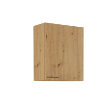 Horní skříňka, černý mat / dub artisan, Monro, 60 G-72 1F Horní skříňka, černý mat / dub artisan, Monro, 60 G-72 1F