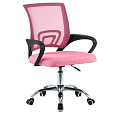 Kancelářská židle, růžová/černá, DEX 4 NEW