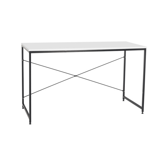 Psací stůl, bílá/černá, 120x60 cm, MELLORA Psací stůl, bílá/černá, 120x60 cm, MELLORA