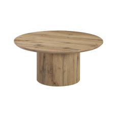 Konferenční stolek, dub, průměr 80 cm, MAHIR TYP 2