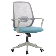 Kancelářské křeslo, šedá/modrá DERVIN