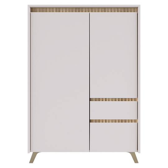 Komoda, kašmír/dub sonoma, LONGY REG2D1S1K