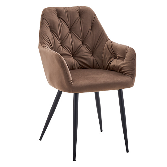 Designové křeslo, hnědá Velvet látka, VERIO NEW Designové křeslo, hnědá Velvet látka, VERIO NEW