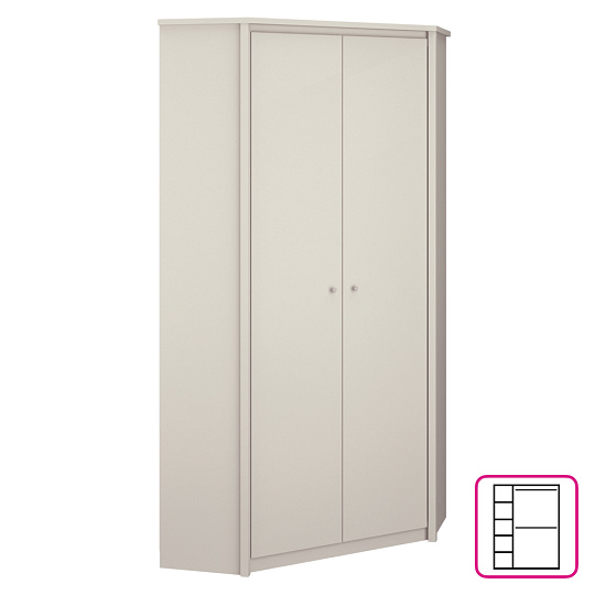 Rohová skříň, kašmír, KAROS 2D