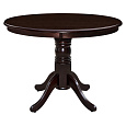 Jídelní stůl, kulatý, kaštan, průměr 106 cm, TABLOS NEW