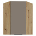 Horní rohová skříňka, sandgrau/dub artisan, FRISBO 60x60 GN-90 1F
