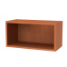 NÁBYTEK MIKULÍK s.r.o. CUBE 7 - horní závěsná skříňka otevřená, 60x30cm Dekor: olše