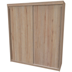 NÁBYTEK MIKULÍK s.r.o. MERKUR XL - šatní skříň, 180x58x205cm Dekor: dub grande