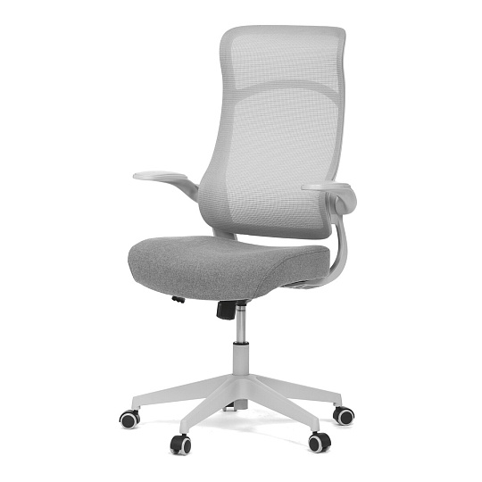Kancelářská židle, houpací mechanismus, šedá síťovina, KA-A182 GREY Kancelářská židle, houpací mechanismus, šedá síťovina, KA-A182 GREY