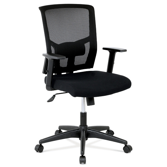Kancelářská židle, houpací mechanismus, černá síťovina, KA-B1012 BK Kancelářská židle, houpací mechanismus, černá síťovina, KA-B1012 BK