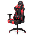 Herní křeslo, houpací mechanismus, červená ekokůže, KA-F03 RED