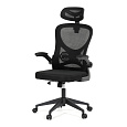 Kancelářská židle, houpací mechanismus, černá, KA-K2021 BK