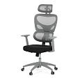 Kancelářská židle, houpací mechanismus, šedá, KA-K2081 GREY