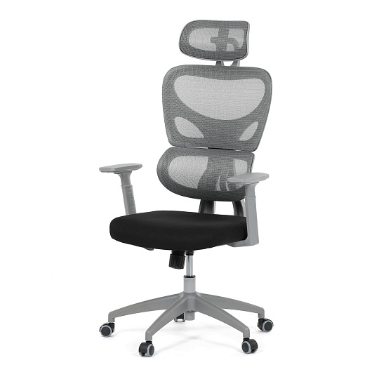 Kancelářská židle, houpací mechanismus, šedá, KA-K2081 GREY Kancelářská židle, houpací mechanismus, šedá, KA-K2081 GREY