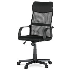 Kancelářská židle, houpací mechanismus, černá síťovina, KA-L601 BK Kancelářská židle, houpací mechanismus, černá síťovina, KA-L601 BK