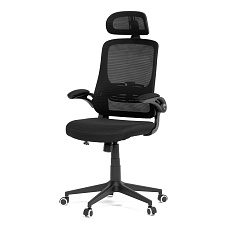 Kancelářská židle, houpací mechanismus, černá síťovina, KA-Q842 BK Kancelářská židle, houpací mechanismus, černá síťovina, KA-Q842 BK