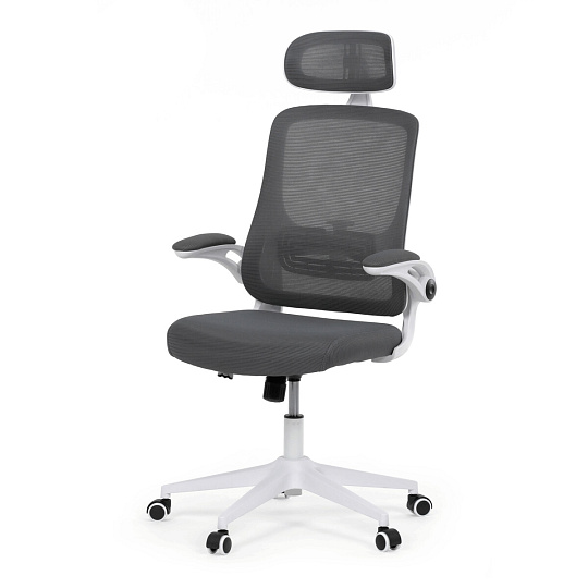 Kancelářská židle, houpací mechanismus, šedá síťovina, KA-Q843 GREY Kancelářská židle, houpací mechanismus, šedá síťovina, KA-Q843 GREY