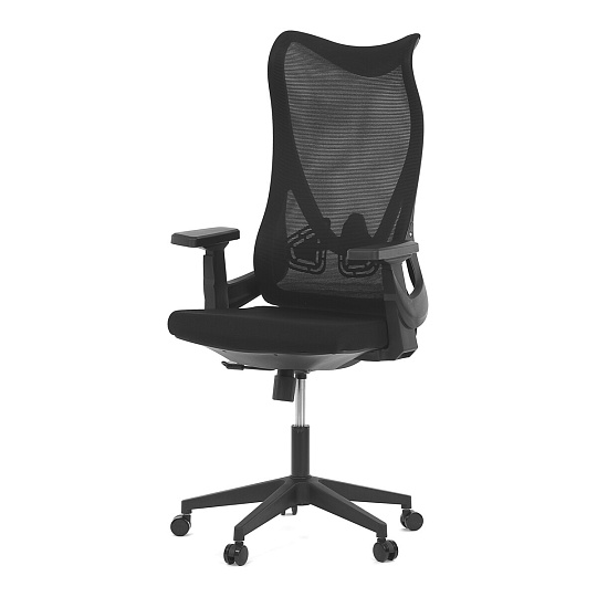 Kancelářská židle, houpací mechanismus, černá síťovina, KA-S248 BK Kancelářská židle, houpací mechanismus, černá síťovina, KA-S248 BK