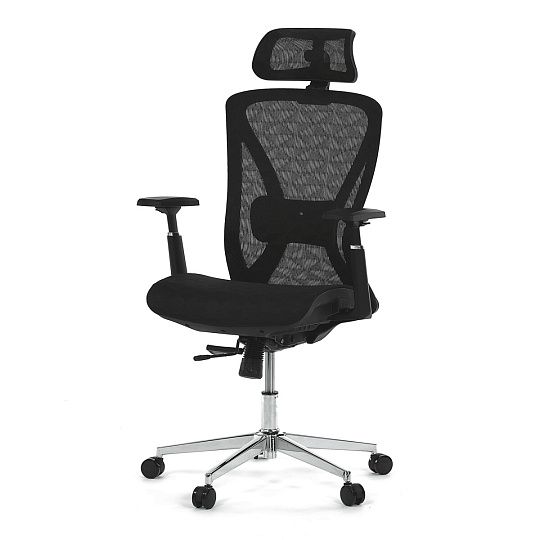 Kancelářská židle, synchronní mechanismus, černá síťovina, KA-S258 BK Kancelářská židle, synchronní mechanismus, černá síťovina, KA-S258 BK