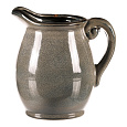 Váza keramická - tvar džbán, malá, barva šedá