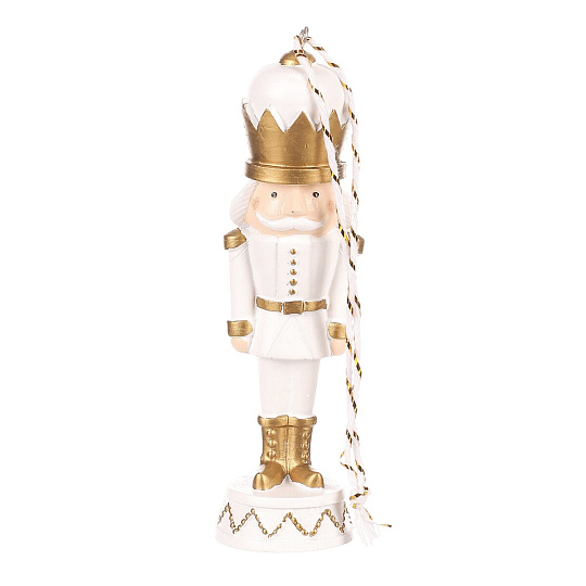 Voják - závěsná figurka, polyresin, barva bílo-zlatá Voják - závěsná figurka, polyresin, barva bílo-zlatá