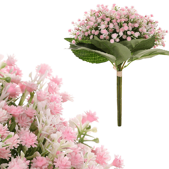 Gypsophila - umělá kytice, růžová Gypsophila - umělá kytice, růžová