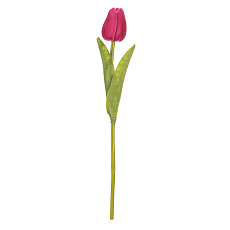 Tulipán pěnový - umělý řezaný, barva tmavě červená