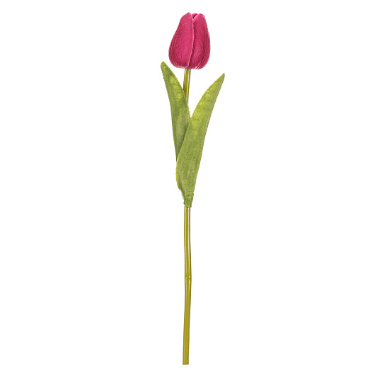 Tulipán pěnový - umělý řezaný, barva tmavě červená