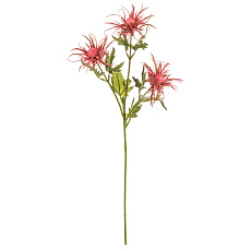 Eryngium - umělý řazaný, 3 květy, barva růžová Eryngium - umělý řazaný, 3 květy, barva růžová