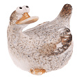 Kachna - keramická figurka, vel. S, barva krémová