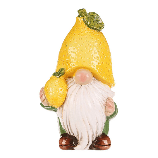 Trpaslík citrónový - keramická figurka, vel. S, barva žlutá Trpaslík citrónový - keramická figurka, vel. S, barva žlutá
