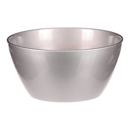 Obal na květiny - terakota, pr. 25 cm, barva stříbrná Obal na květiny - terakota, pr. 25 cm, barva stříbrná