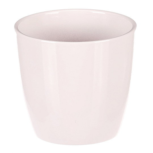 Obal na květiny - terakota, pr. 12 cm, barva bílá Obal na květiny - terakota, pr. 12 cm, barva bílá