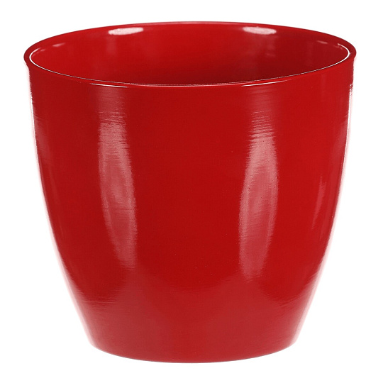Obal na květiny - terakota, pr. 15 cm, barva červená Obal na květiny - terakota, pr. 15 cm, barva červená