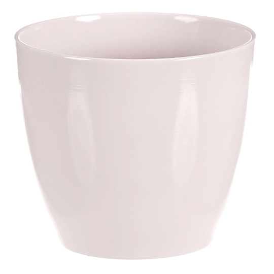 Obal na květiny - terakota, pr. 15 cm, barva bílá Obal na květiny - terakota, pr. 15 cm, barva bílá