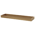 Polička, mdf, hnědá, P-011 OAK
