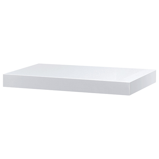 Polička, mdf, bílá, P-023 WT