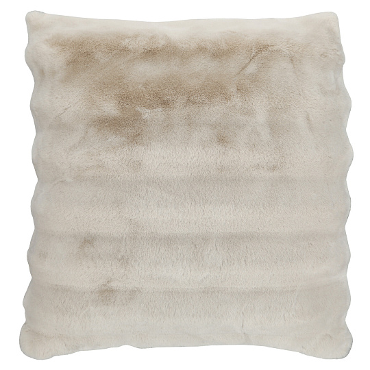 Polštář s výplní - umělá kožešina, 100% polyester, khaki, 60 x 60 cm Polštář s výplní - umělá kožešina, 100% polyester, khaki, 60 x 60 cm