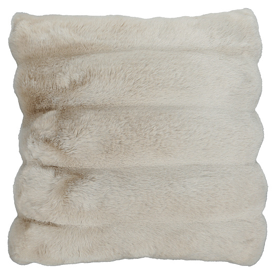 Polštář s výplní - umělá kožešina, 100% polyester, khaki, 45 x 45 cm Polštář s výplní - umělá kožešina, 100% polyester, khaki, 45 x 45 cm