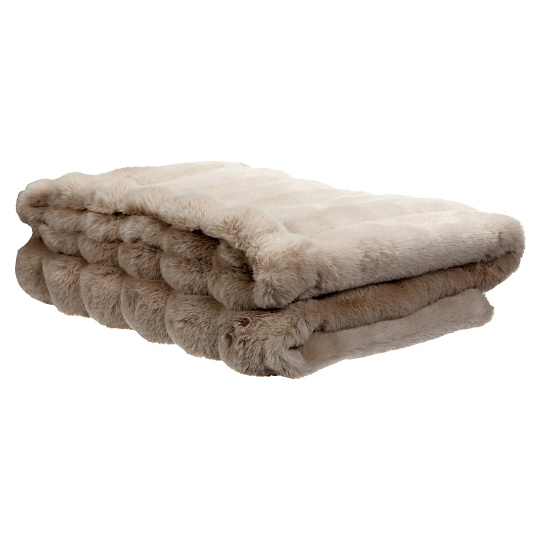Deka - umělá kožešina, 100% polyester, khaki odstín, 127 x 152 cm Deka - umělá kožešina, 100% polyester, khaki odstín, 127 x 152 cm