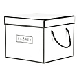 Flower box - papír, krabice, barva bílá, cena za 1 ks