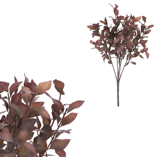 Buxus - umělý trs, barva tmavě fialová Buxus - umělý trs, barva tmavě fialová