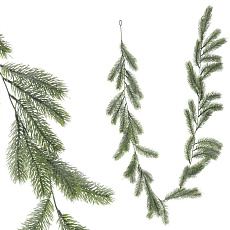 Smrk - umělá girlanda, barva zelená, ojíněná Smrk - umělá girlanda, barva zelená, ojíněná