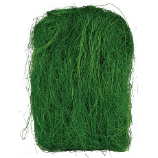 Sisálové vlákno - balení 50 g, barva tmavě zelená Sisálové vlákno - balení 50 g, barva tmavě zelená