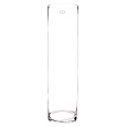 Váza skleněná - tvar válec, výška 60 cm, čirá