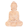 Buddha - zahradní figurka, magnesium, imitace dřeva